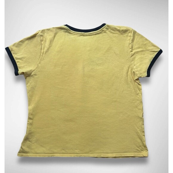 Volcom Stone T-Shirt Yellow Tropical Beach Graphic Ladies Size XL - Picture 2 of 6